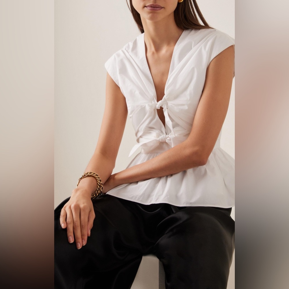 ❌SOLD❌ TOVE Elen Top in White 36 - Picture 2 of 9